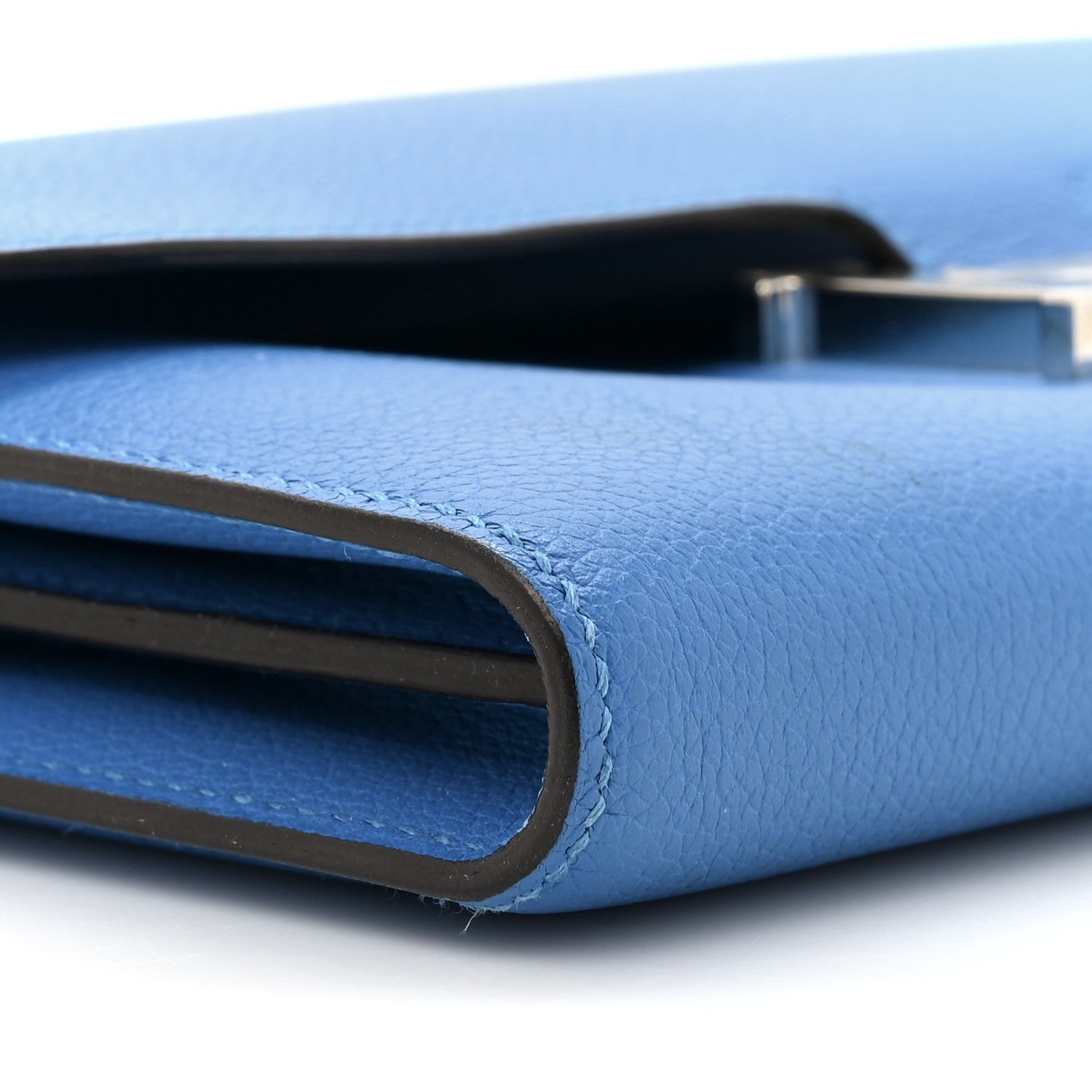 Hermes Evercolor Constance Long Wallet Bleu Zellige 13 of 15