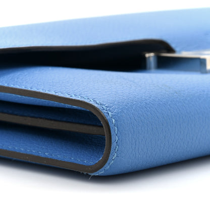 Hermes Evercolor Constance Long Wallet Bleu Zellige 13 of 15