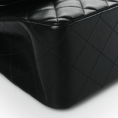 Chanel Lambskin Quilted Jumbo Double Flap Black 8 of 9