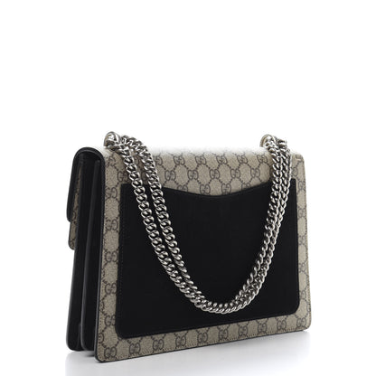 Gucci GG Supreme Monogram Medium Dionysus Shoulder Bag Black 3 of 16