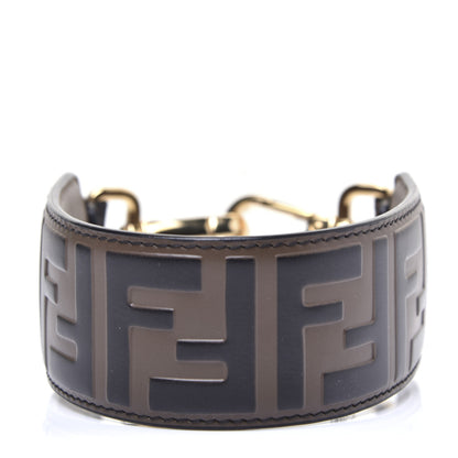 Fendi Calfskin FF 1974 Embossed Mini Strap You Maya Black 1 of 8
