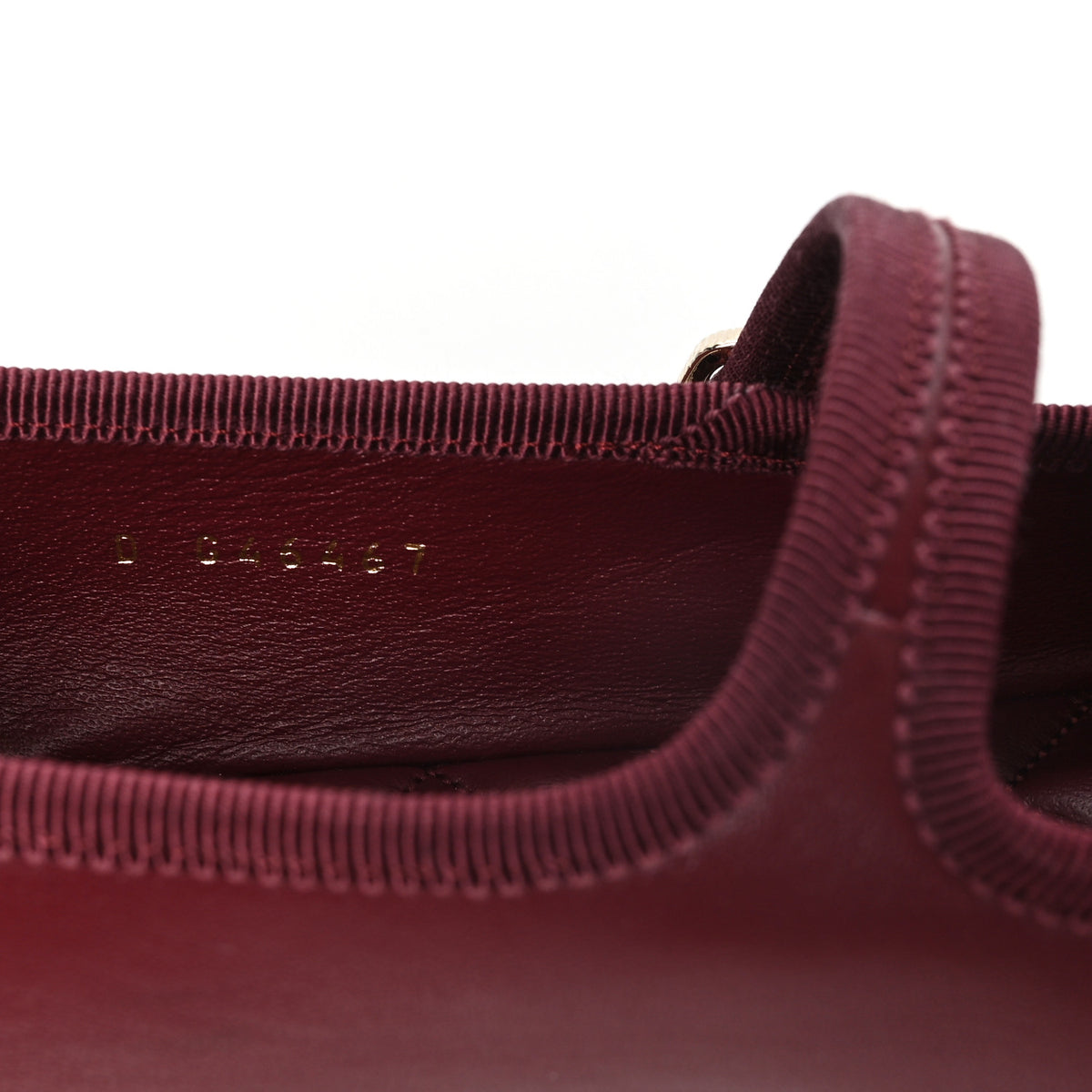 Chanel Lambskin Mary Jane Flats 39 Burgundy 9 of 10