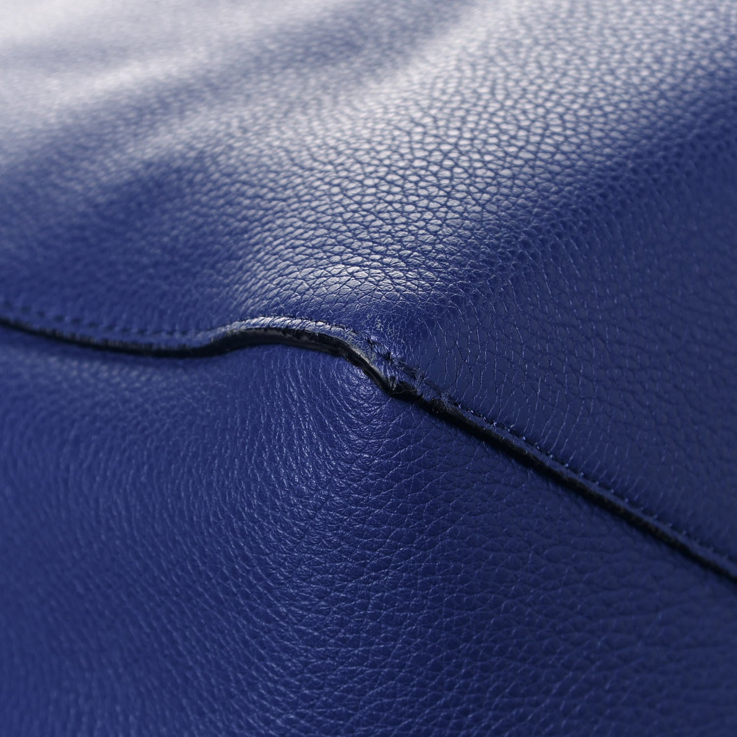 Celine Soft Grained Calfskin Medium Belt Cabas Phantom Indigo 11 of 14