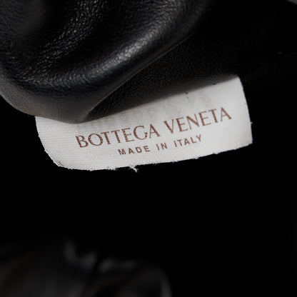 Bottega Veneta Metallic Bark Calfskin Embossed The Pouch Oversized Clutch Oro 8 of 11
