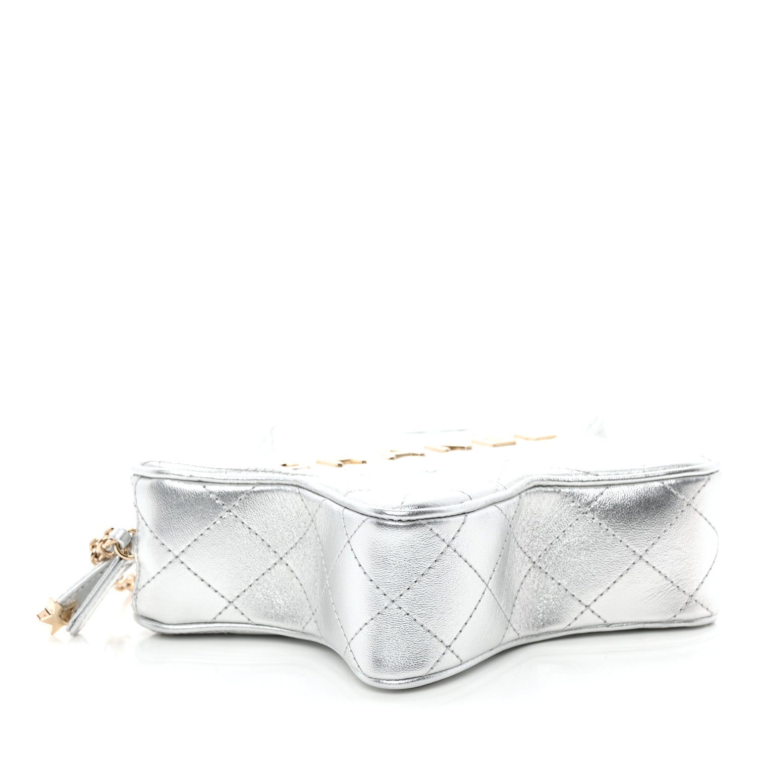 Chanel Metallic Lambskin Walk Of Fame Bag Silver 4 of 11