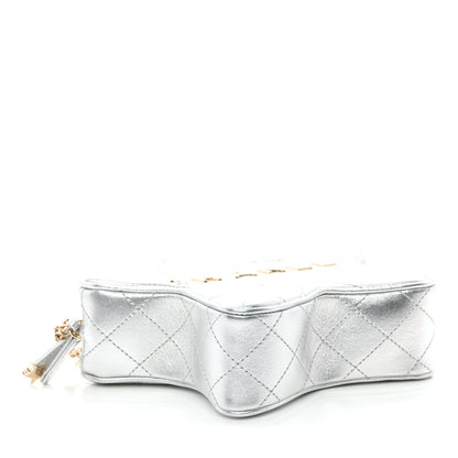 Chanel Metallic Lambskin Walk Of Fame Bag Silver 4 of 11