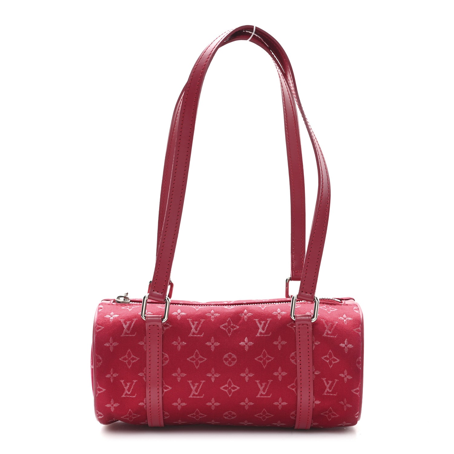 Louis Vuitton Satin Monogram Mini Papillon Red 1 of 9