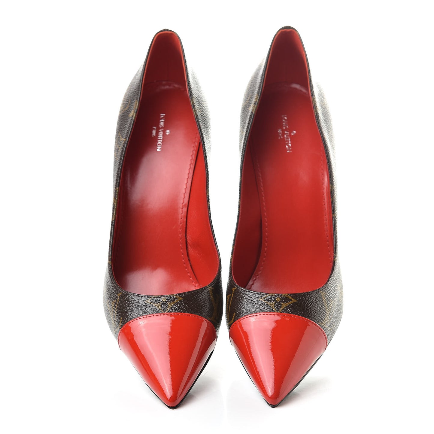 Monogram Cherie Pumps 41 Red