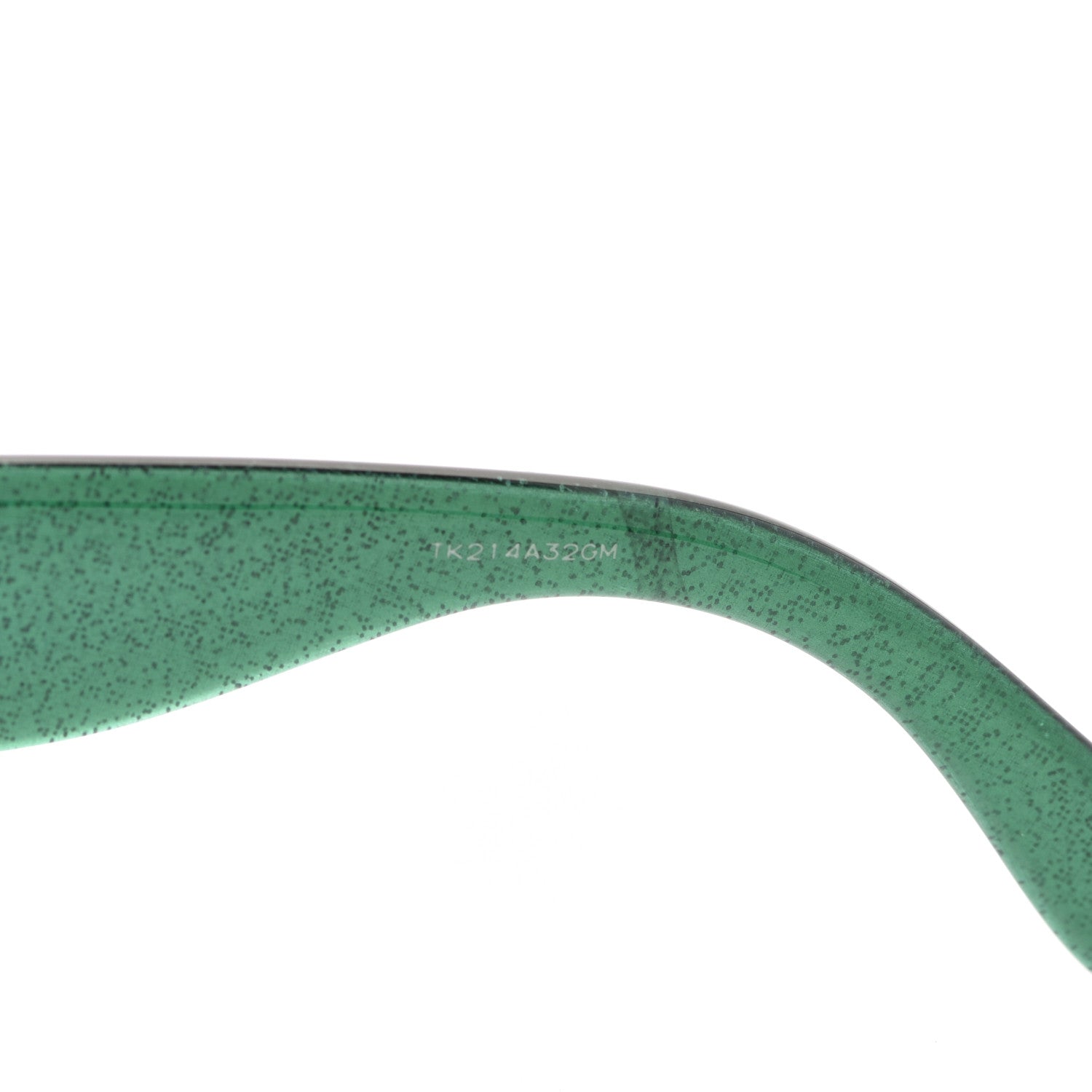 Gucci Glitter Acetate Square Frame Sunglasses GG0053S Green 7 of 9
