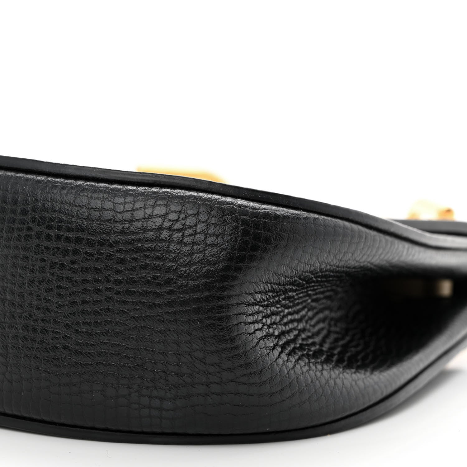 Chloe Grained Calfskin Lambskin Mini Bi-Color Drew Shoulder Bag Black Powder Beige 10 of 11
