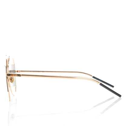 Christian Dior Split 1 Aviator Sunglasses Gold 2 of 6