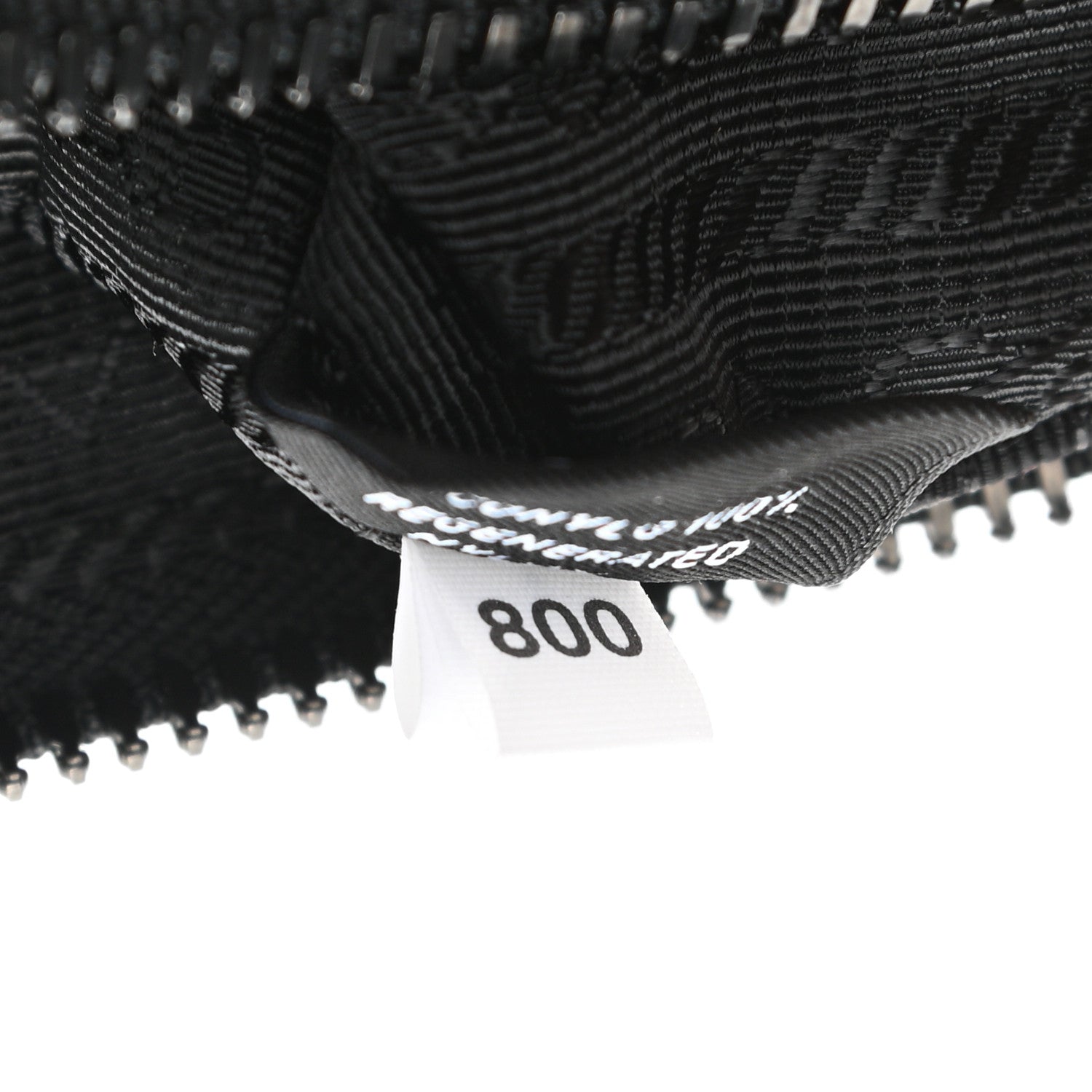 Prada Re-Nylon Saffiano Pocket Zippered Shoulder Bag Black 10 of 13