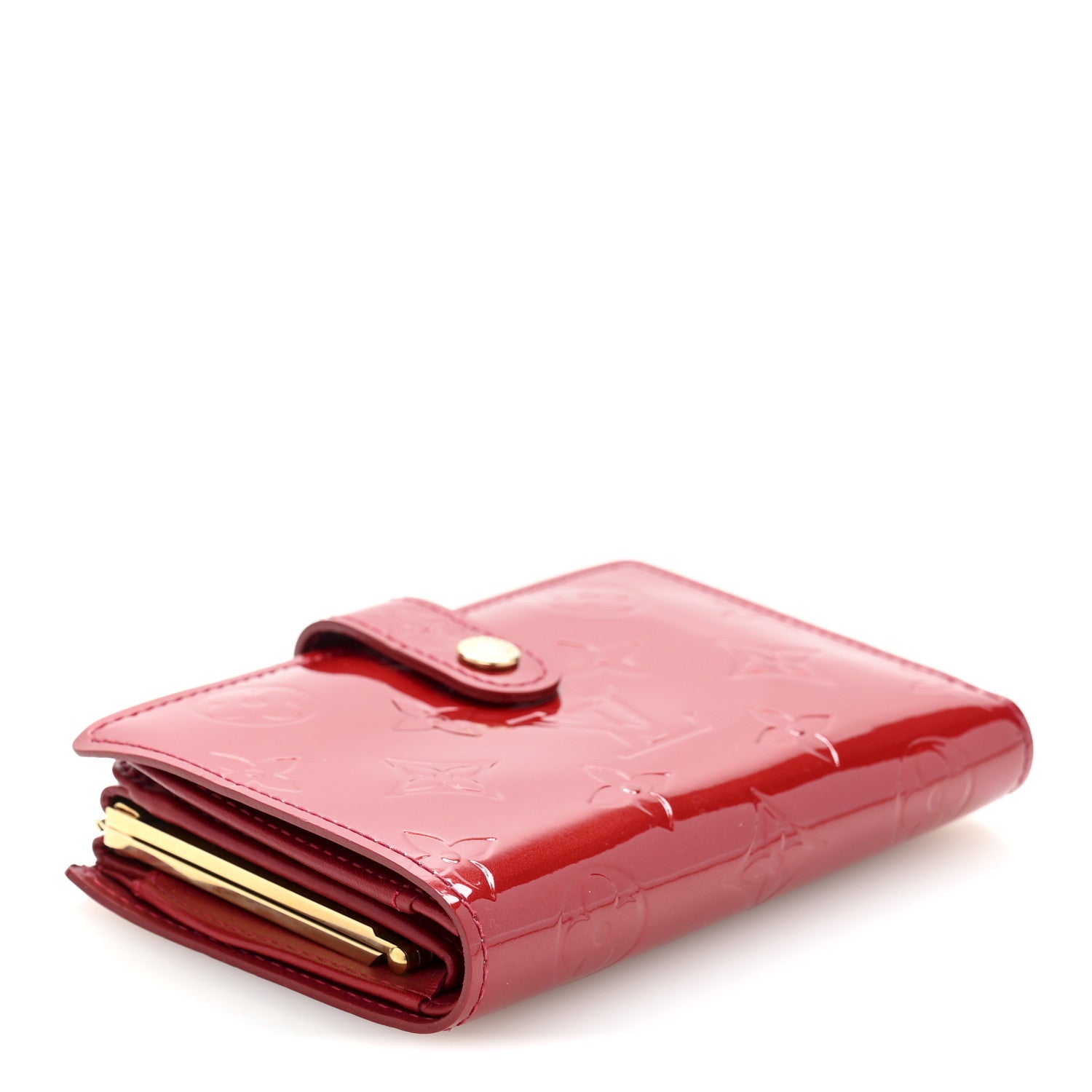 Louis Vuitton Vernis French Purse Wallet Pomme D'Amour 4 of 11