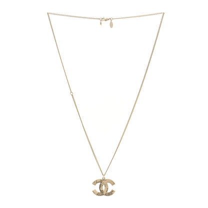 Chanel Globe CC Pendant Necklace Gold 2 of 4