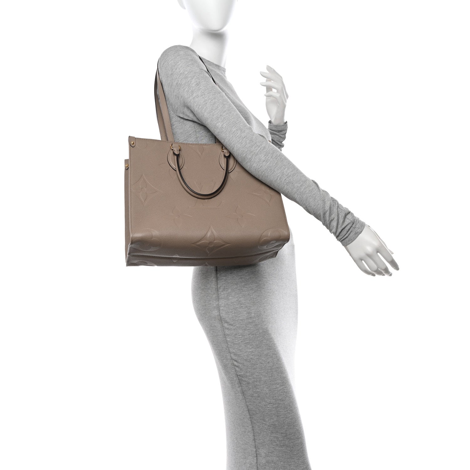 Louis Vuitton Empreinte Monogram Giant Onthego MM Tourterelle 2 of 11