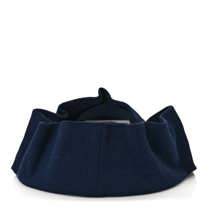 Chanel Knit CC Visor Blue 6 of 8