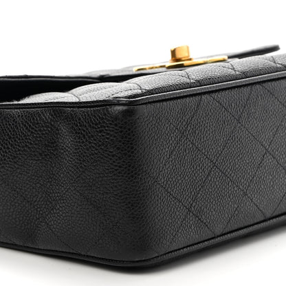 Chanel Caviar Quilted XL Jumbo Single Flap Black 8 of 9