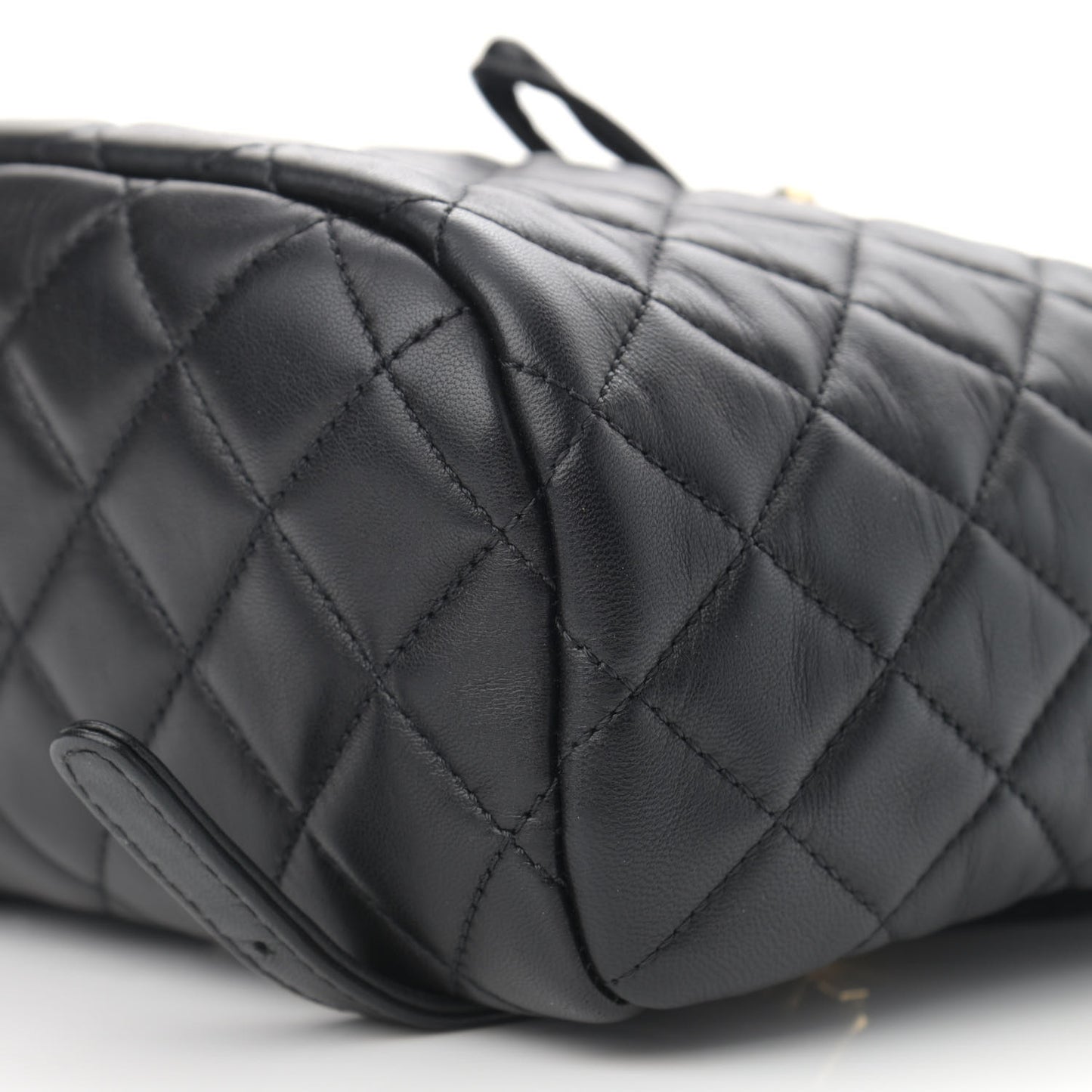 Lambskin Quilted Mini Urban Spirit Backpack Black