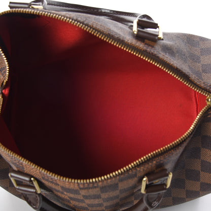 Louis Vuitton Damier Ebene Speedy 30 7 of 8