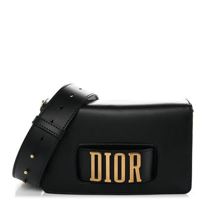 Christian Dior Smooth Calfskin Dio(r)evolution Flap Bag Black 1 of 10