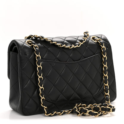 Chanel Lambskin Quilted Small Double Flap Black 3 of 13