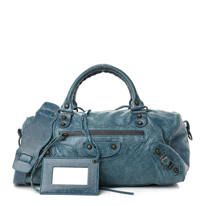Balenciaga Lambskin Classic Hardware Twiggy Bleu 3 of 11