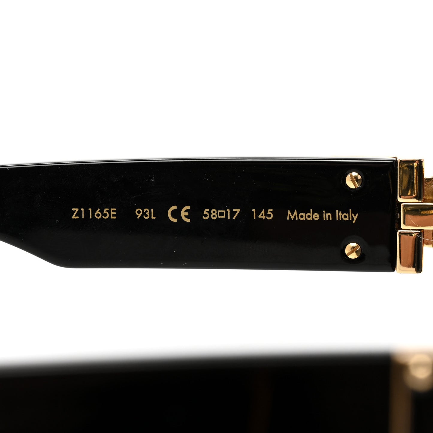 Acetate 1.1 Millionaires Sunglasses Z1165E Black