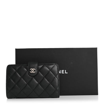 Chanel Caviar Quilted CC French Wallet Black 16 of 16