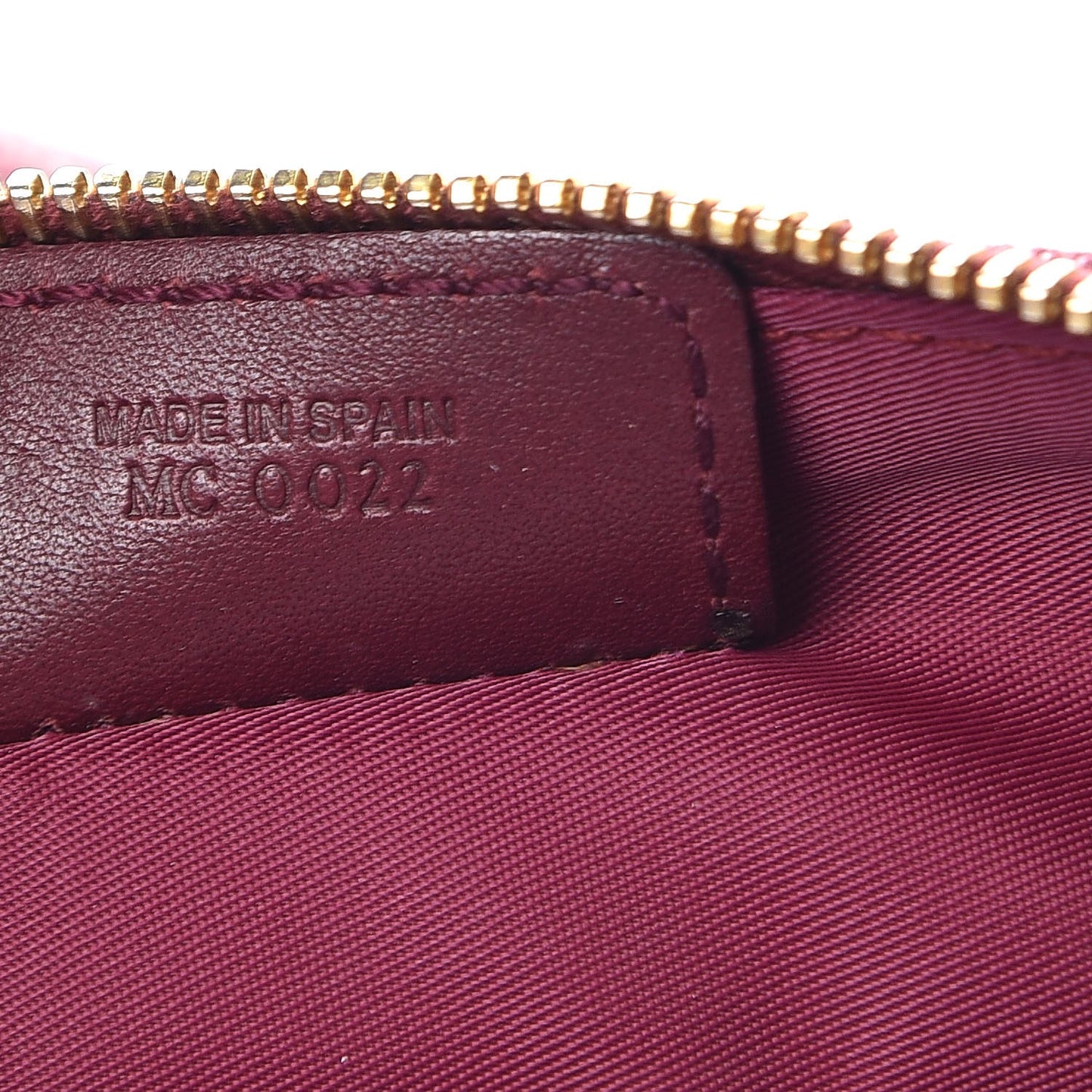 Monogram Mini Saddle Pochette Burgundy