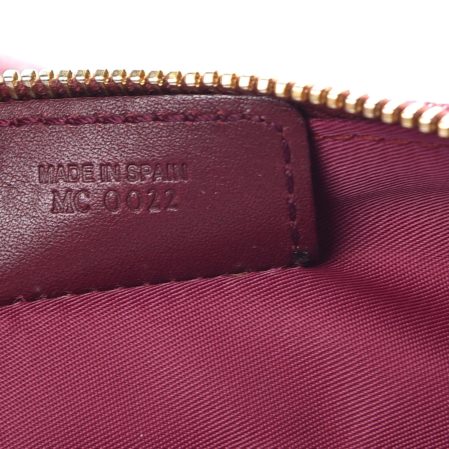 Christian Dior Monogram Mini Saddle Pochette Burgundy 7 of 9