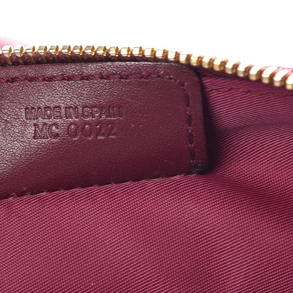 Christian Dior Monogram Mini Saddle Pochette Burgundy 7 of 9