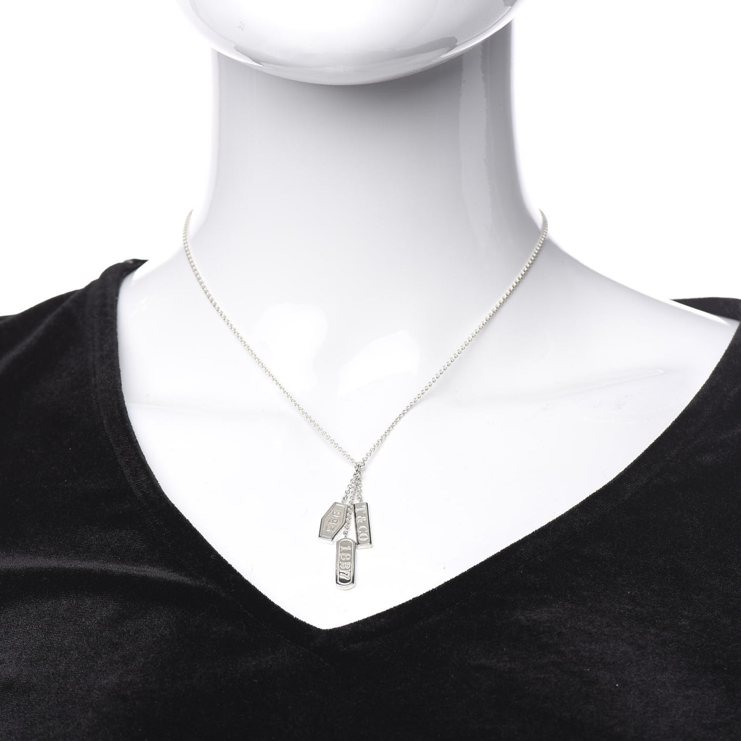 Sterling Silver 1837 Elements Pendant Necklace