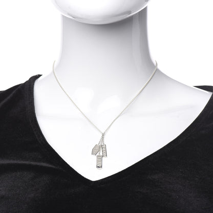Tiffany Sterling Silver 1837 Elements Pendant Necklace 2 of 5