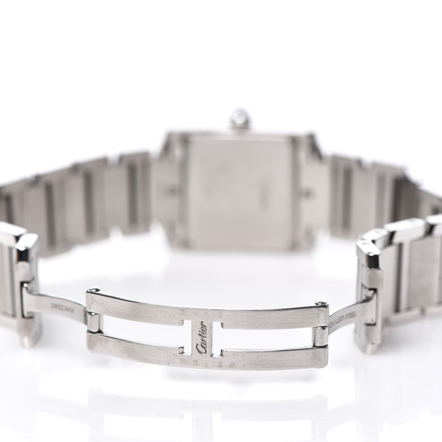 Cartier Stainless Steel 25mm Tank Francaise Quartz Watch 5 of 5
