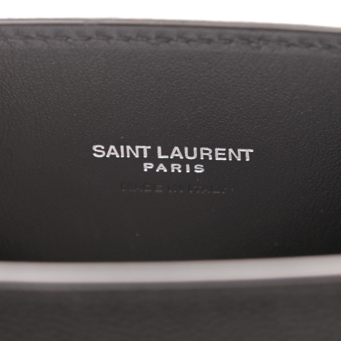 Grained Calfskin Nano Sac De Jour Black