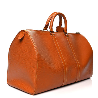Louis Vuitton Epi Keepall 45 Cipango 3 of 15