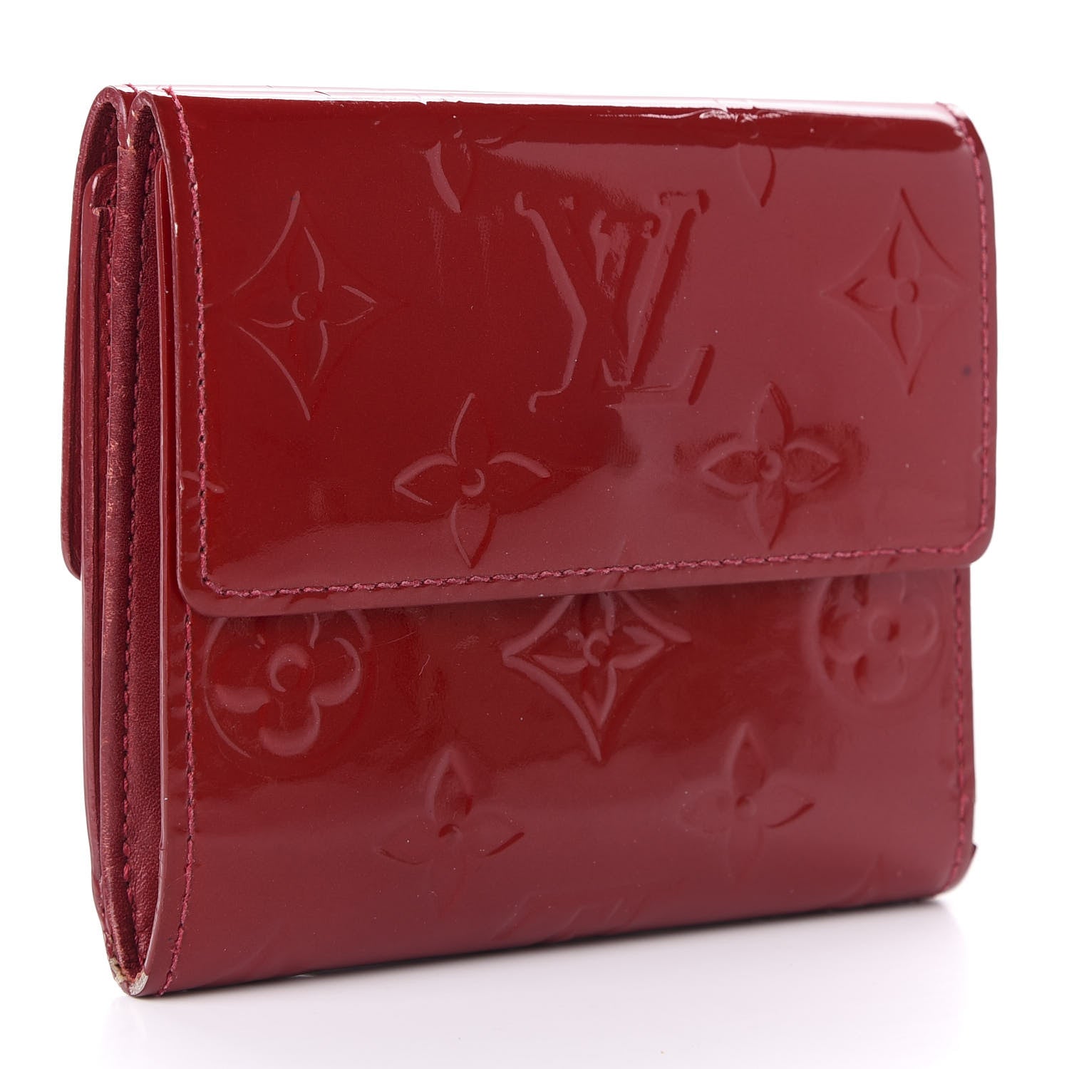Louis Vuitton Vernis Elise Wallet Pomme D'Amour 3 of 8
