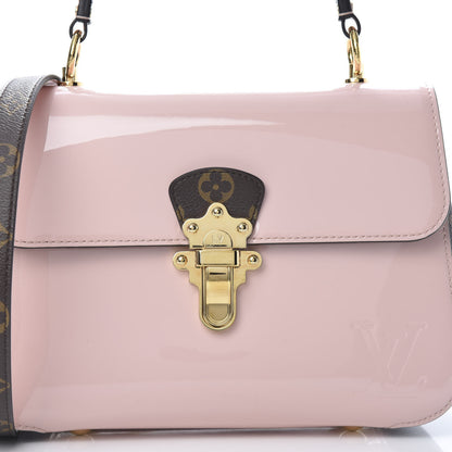 Louis Vuitton Patent Calfskin Monogram Cherrywood PM Rose Ballerine 9 of 13