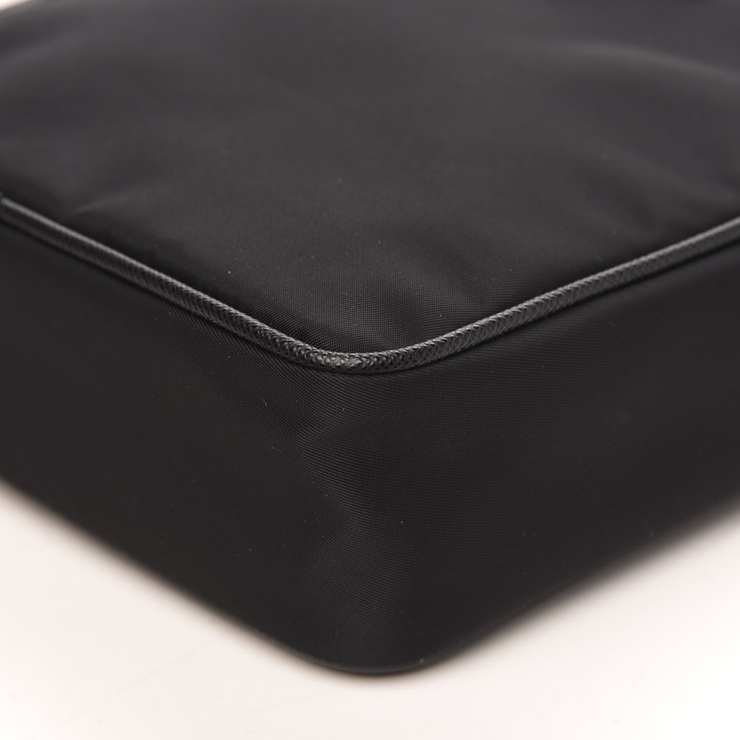 Prada Tessuto Nylon Saffiano Pocket Messenger Shoulder Bag Black 8 of 8