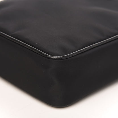 Prada Tessuto Nylon Saffiano Pocket Messenger Shoulder Bag Black 8 of 8