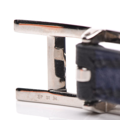 Hermes Swift Behapi Simple Tour Bracelet Black Bleu Saphir 6 of 7