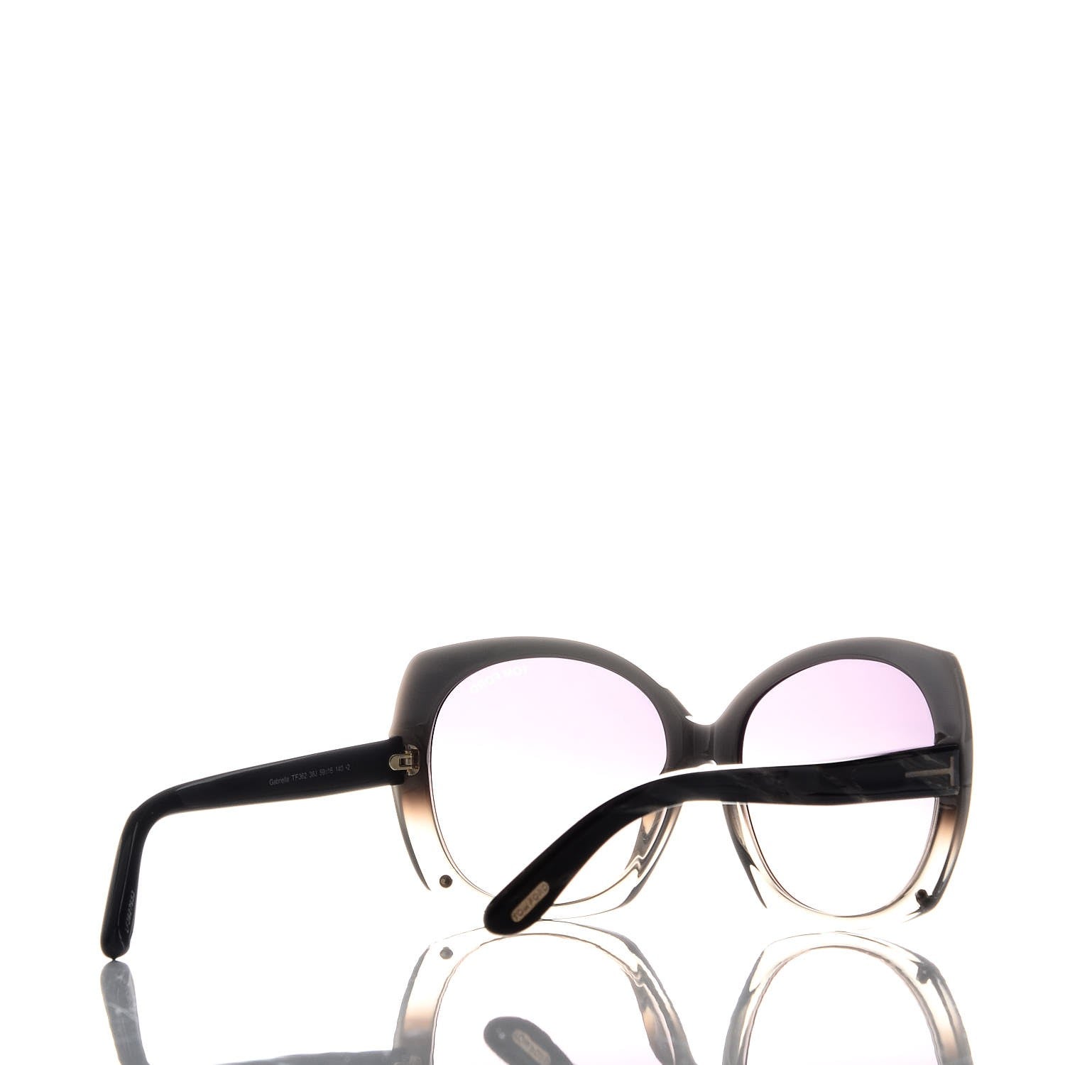 Tom Ford Gabriella Sunglasses TF362 Gray 4 of 8