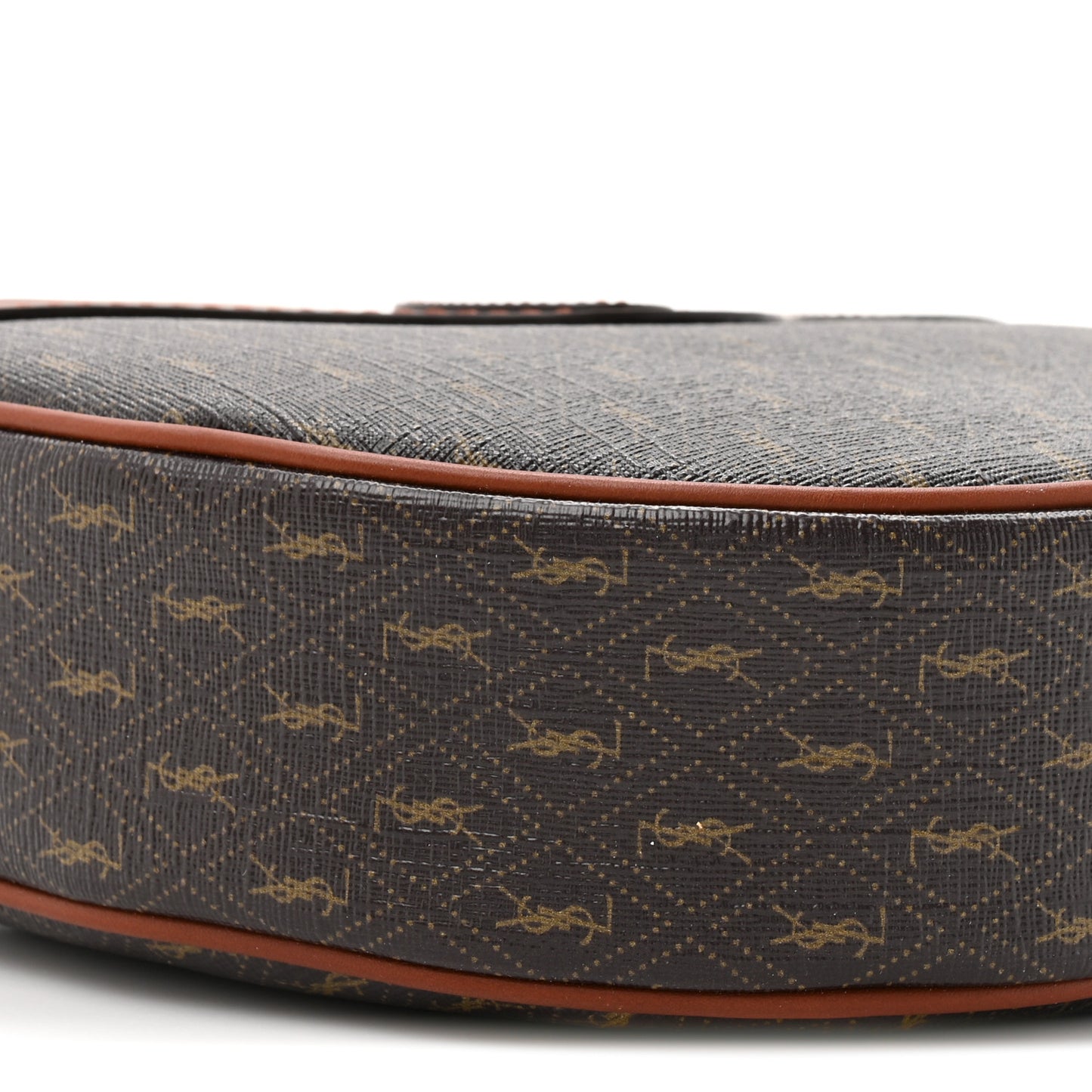 Canvas Smooth Calfskin Le Monogramme Coeur Crossbody Chestnut
