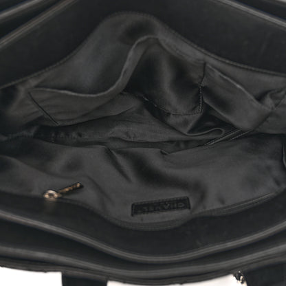 Chanel Lambskin Quilted Large Easy Carry Shopping Tote Black 5 of 16
