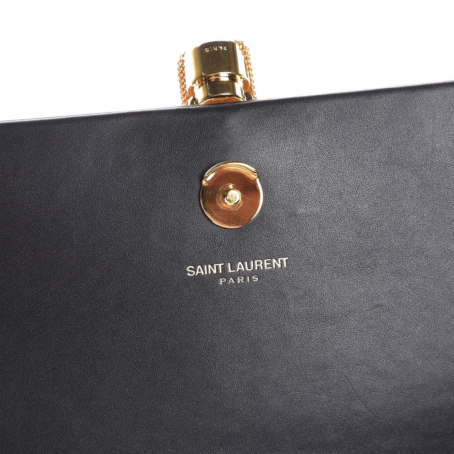 Saint Laurent Smooth Calfskin Medium Classic Monogram Kate Tassel Satchel Black 8 of 8