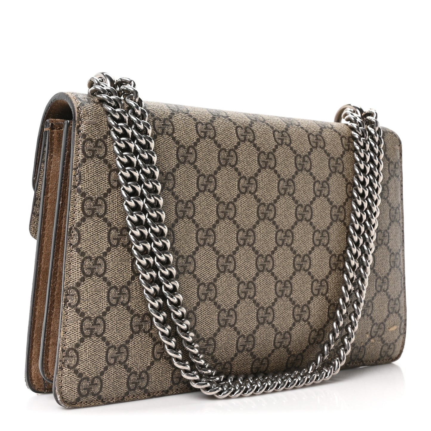 GG Supreme Monogram Small Dionysus Shoulder Bag Taupe