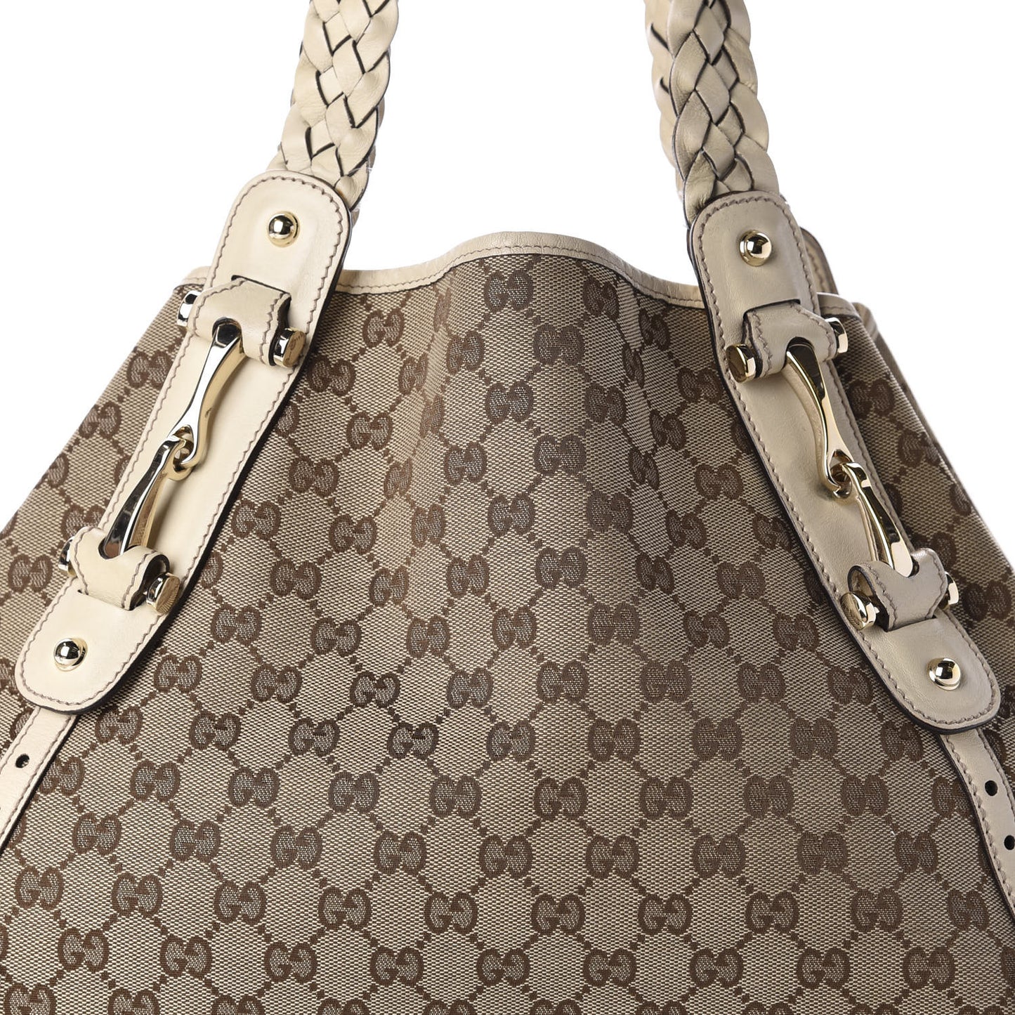 Monogram Medium Pelham Shoulder Bag Off White