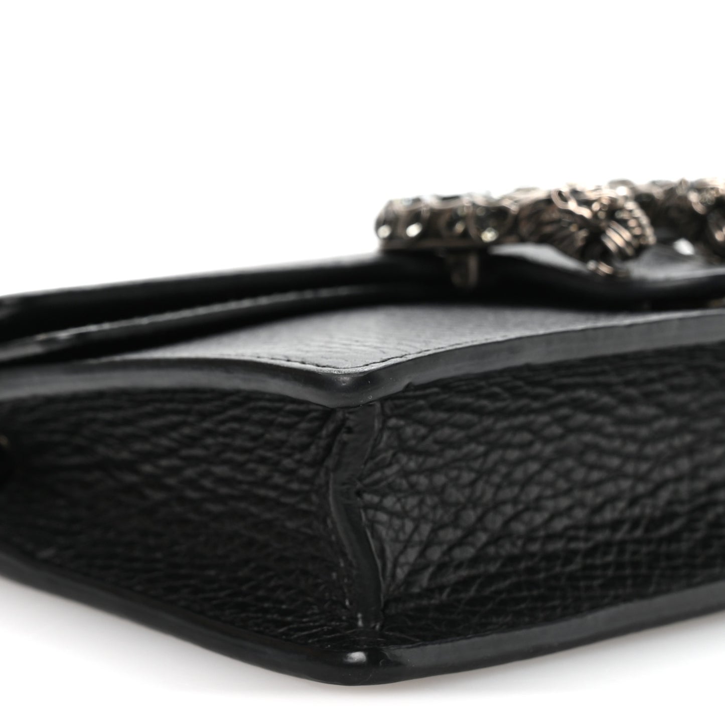 Calfskin Super Mini Dionysus Shoulder Bag Black