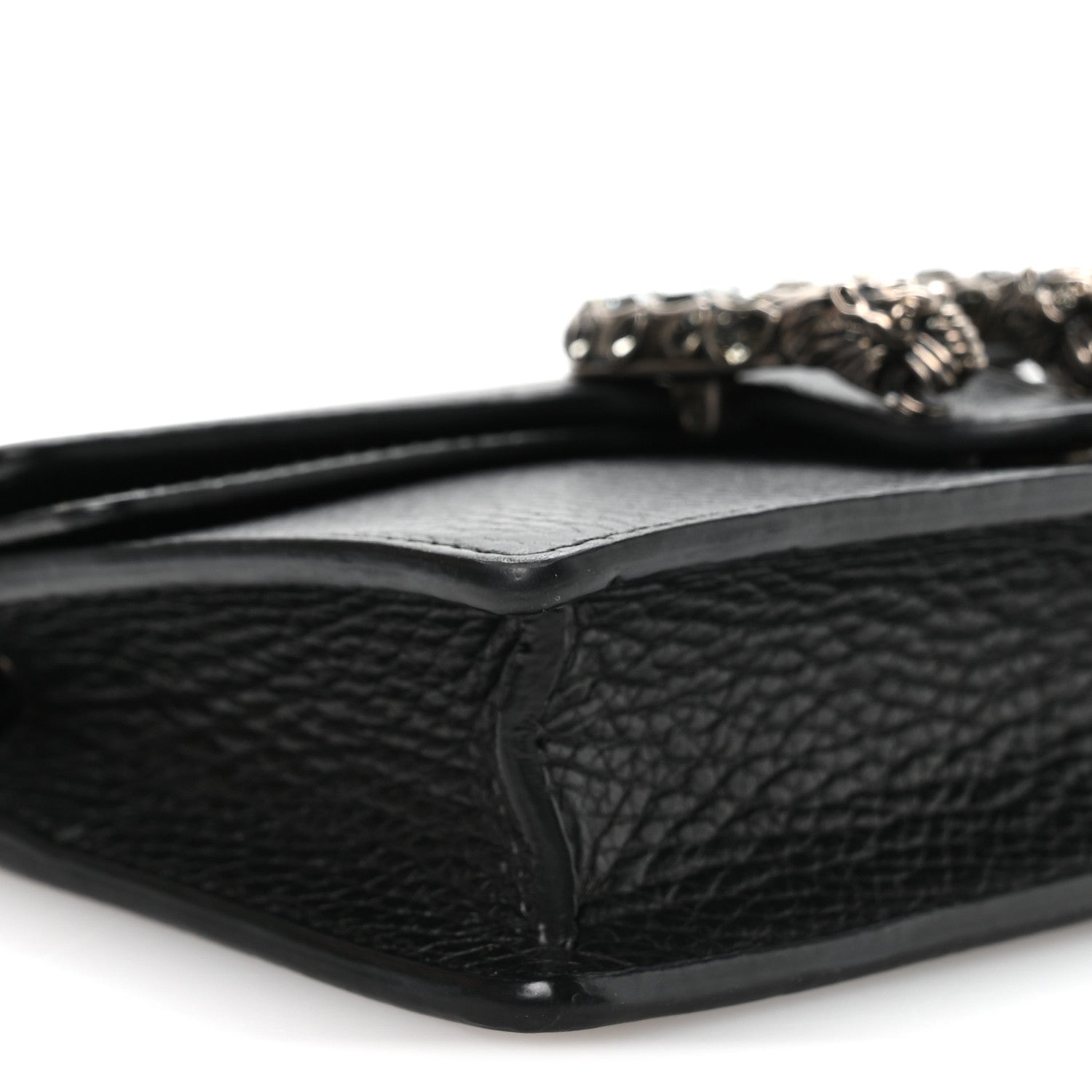 Gucci Calfskin Super Mini Dionysus Shoulder Bag Black 8 of 10