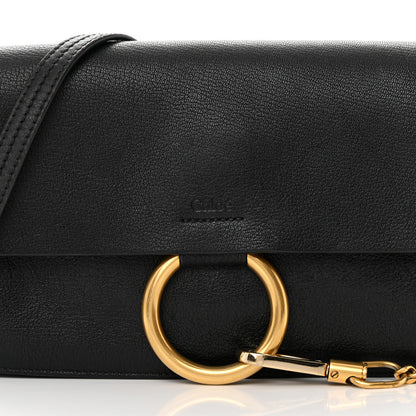Chloe Goatskin Small Faye Shoulder Bag Black 8 of 23